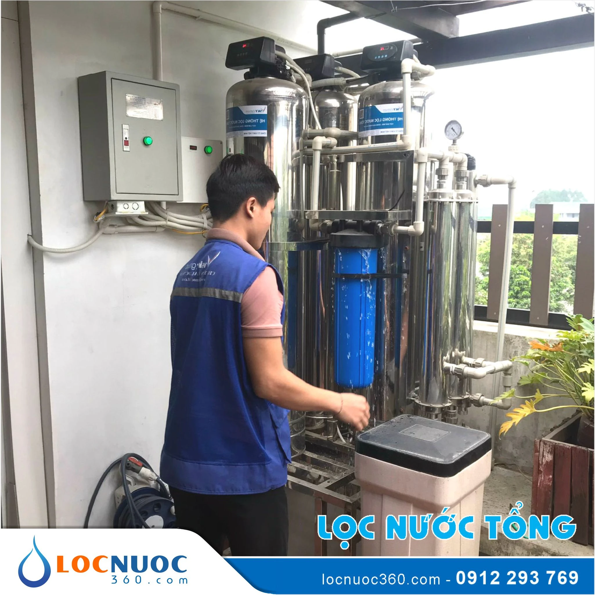 Bộ lọc nước tổng Siêu lọc UF cho Biệt thự VSK03UF-52-V2 Premium 3 Bộ lọc nước tổng Siêu lọc UF cho Biệt thự VSK03UF-52-V2 Premium