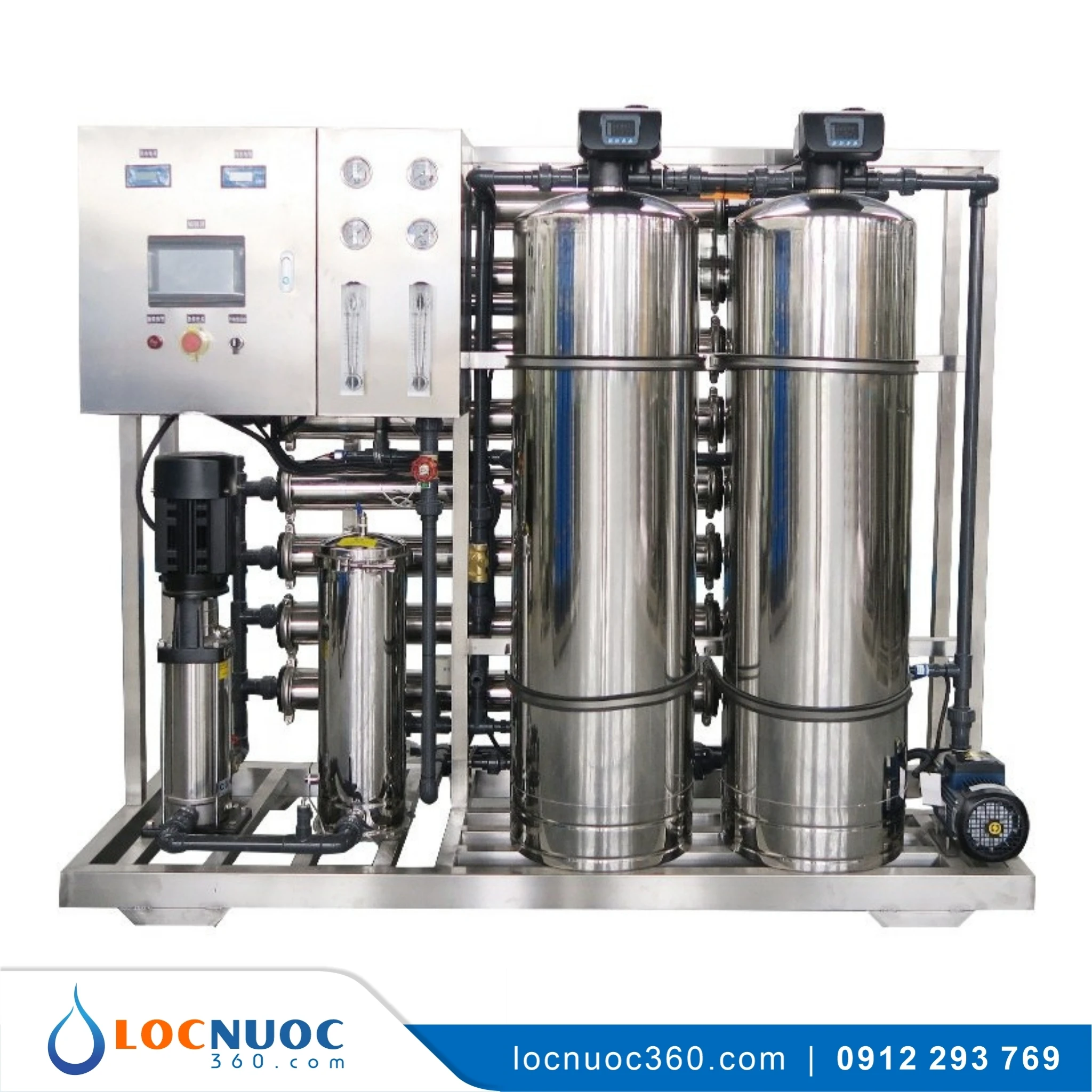 Máy lọc nước Tinh khiết 2000lit sản xuất Vi mạch điện tử