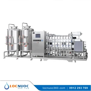 Hệ thống xử lý nước khử khoáng EDI Công nghiệp 3000l/h