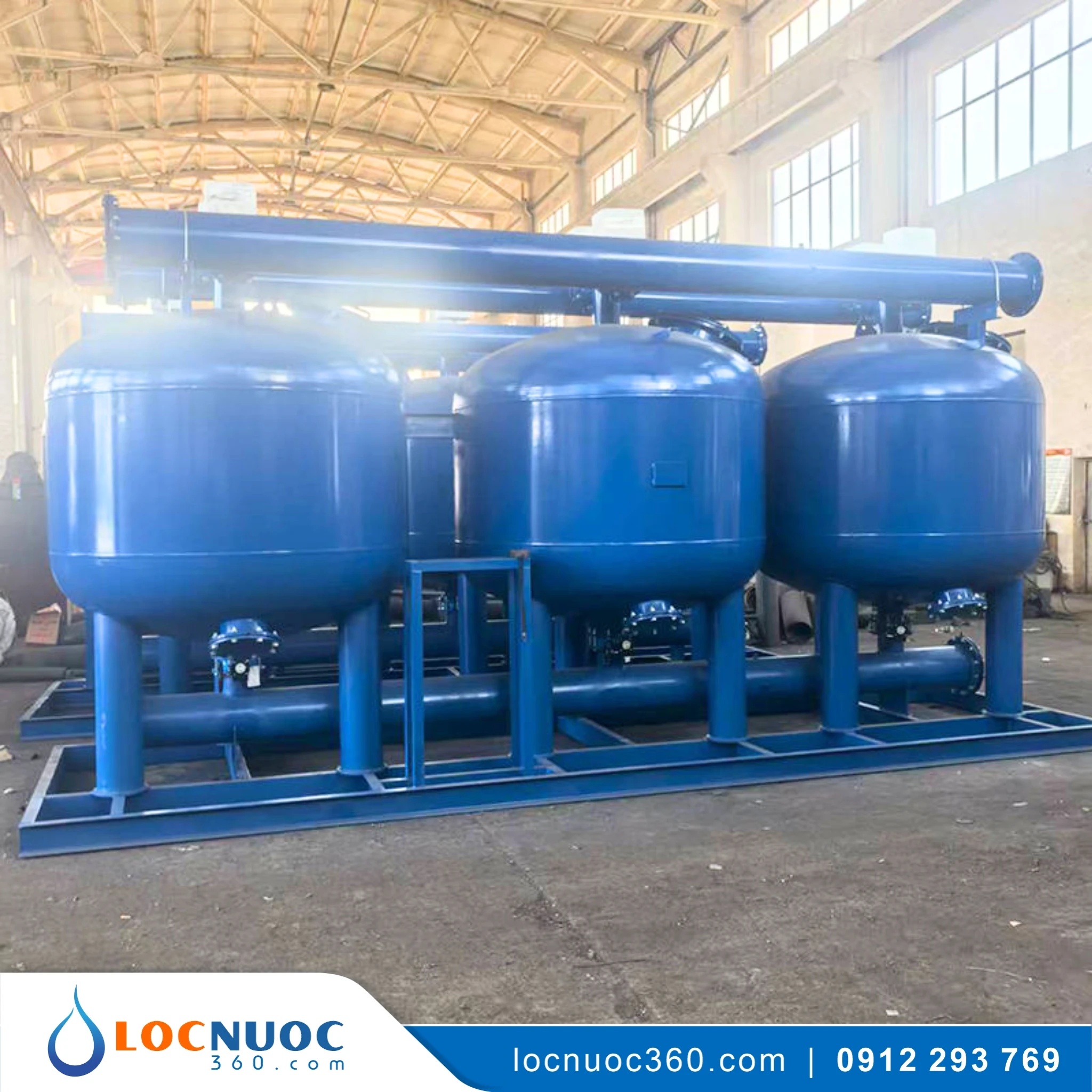 Hệ thống Lọc nước giếng khoan Công nghiệp 200m3 3 Hệ thống Lọc nước giếng khoan Công nghiệp 200m3