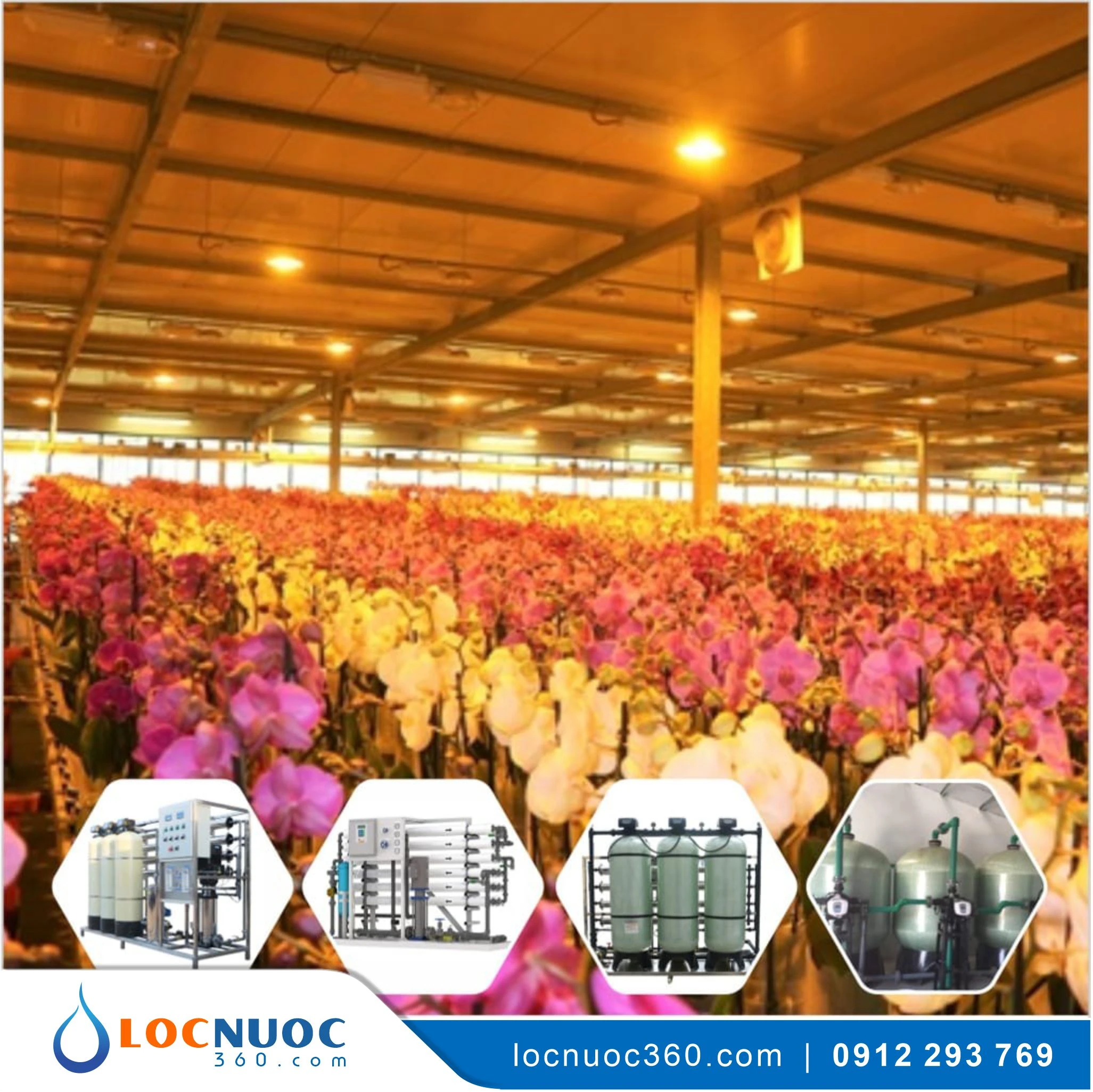 Máy lọc nước RO 1400lit cho Trang trại nông nghiệp