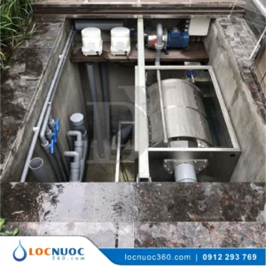 Drum 35 khối Máy lọc phân tự động dành cho hồ Koi từ 25-35 m3