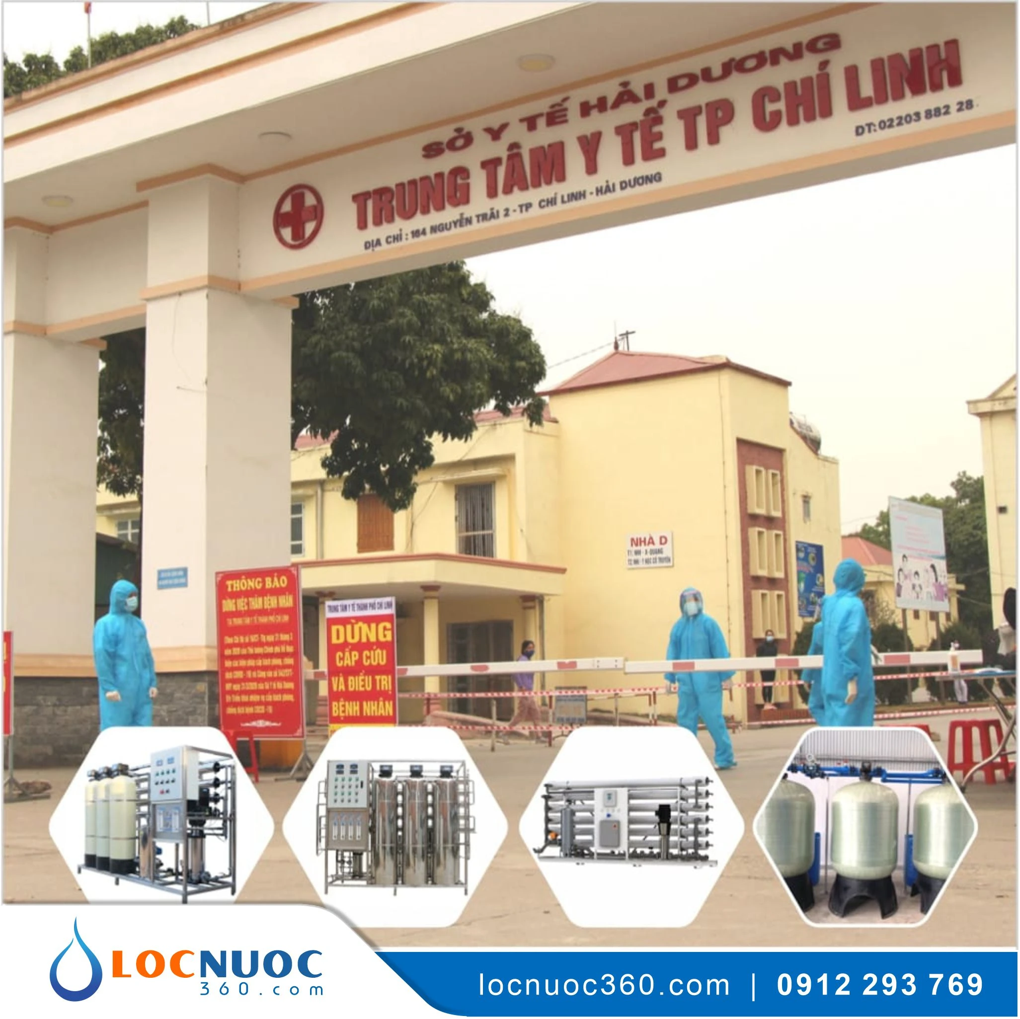 Máy lọc nước RO 3000lit cho Bệnh viện KN3000