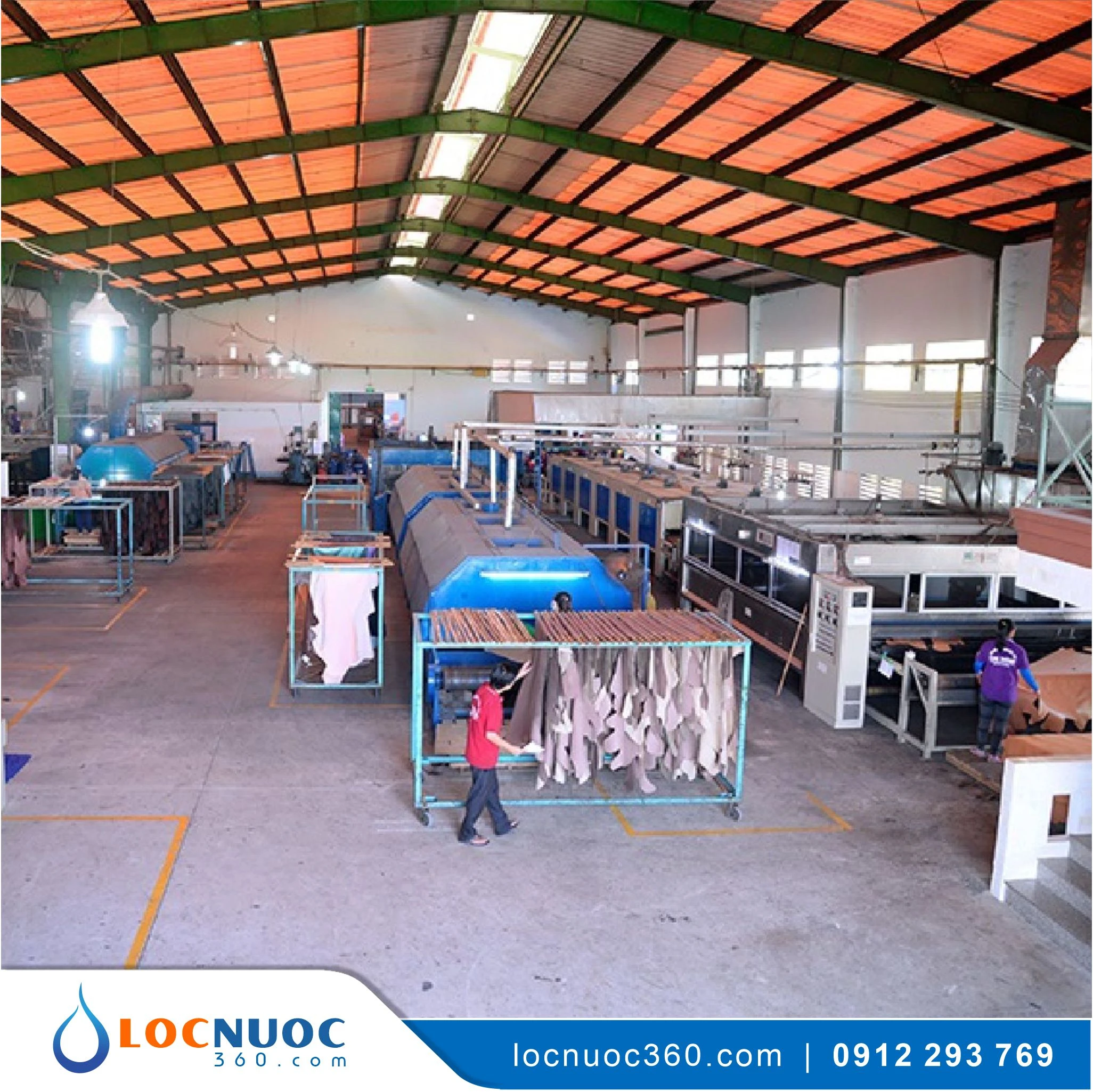 Lọc nước công nghiệp cho Sản xuất Da thuộc