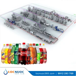 Thiết bị lọc nước cho Sản xuất nước Giải khát có gas