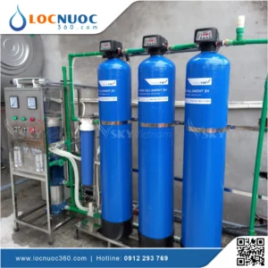 Máy lọc nước RO Tinh khiết 350lit cho sản xuất nước Giải khát