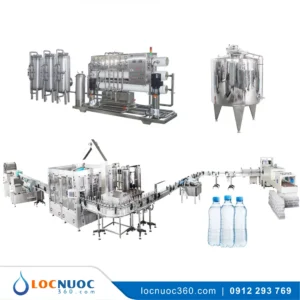 Lọc nước công nghiệp cho Sản xuất nước muối sinh lý