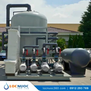 Hệ thống lọc nước tổng 30m3 sản xuất Dệt Nhuộm