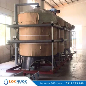 Hệ thống lọc nước tổng 30m3 sản xuất Dệt Nhuộm
