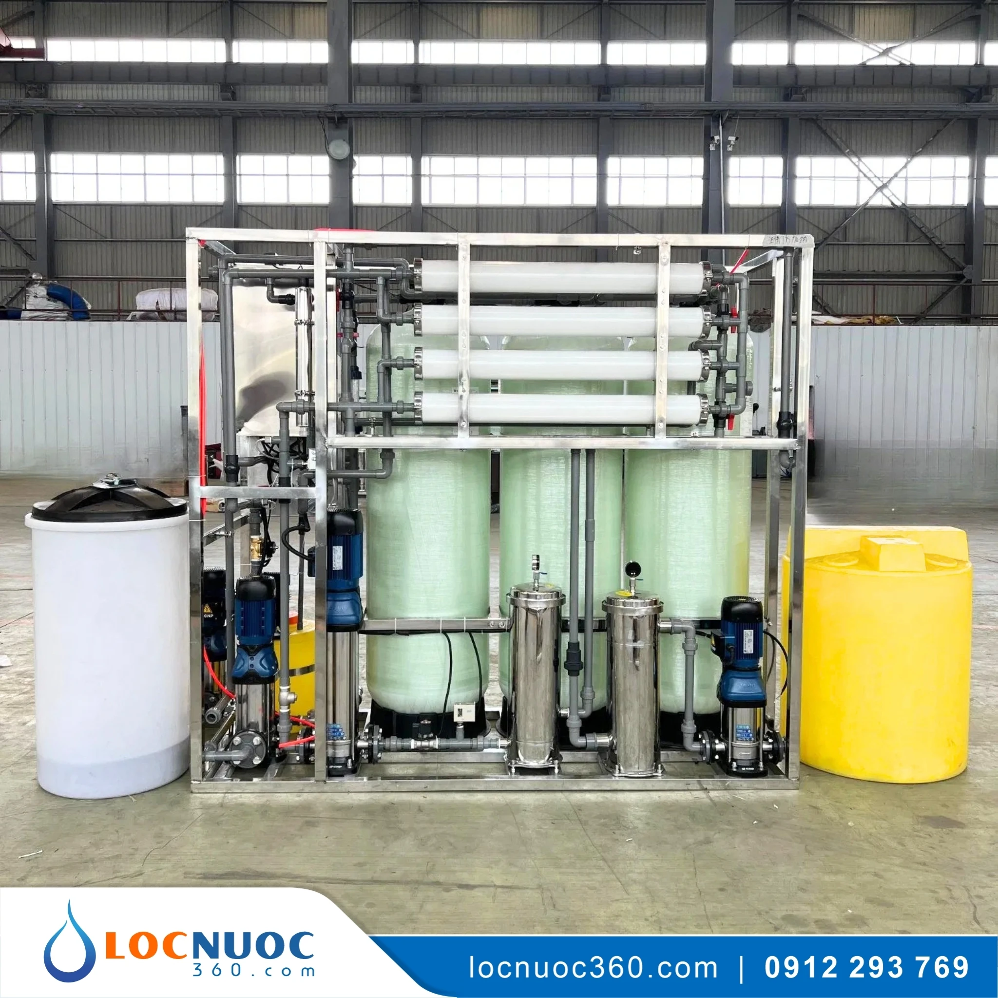 Hệ thống lọc RO Công nghiệp sản xuất Sơn nước 2 Hệ thống lọc RO Công nghiệp sản xuất Sơn nước