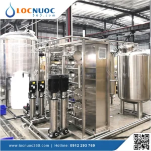 Lọc nước đạt chuẩn Bộ Y tế cho sản xuất Mỹ phẩm