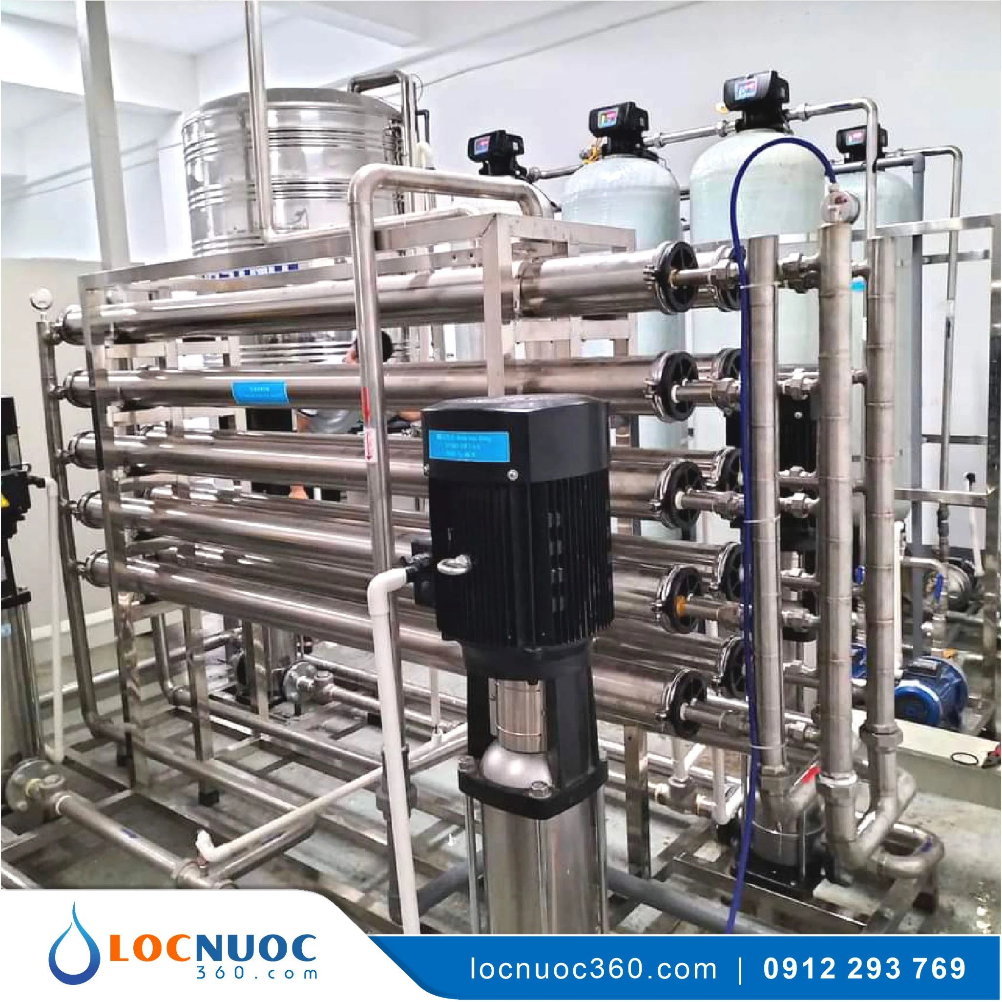 Hệ thống lọc nước RO Công suất lớn sản xuất Dược phẩm 3 Hệ thống lọc nước RO Công suất lớn sản xuất Dược phẩm