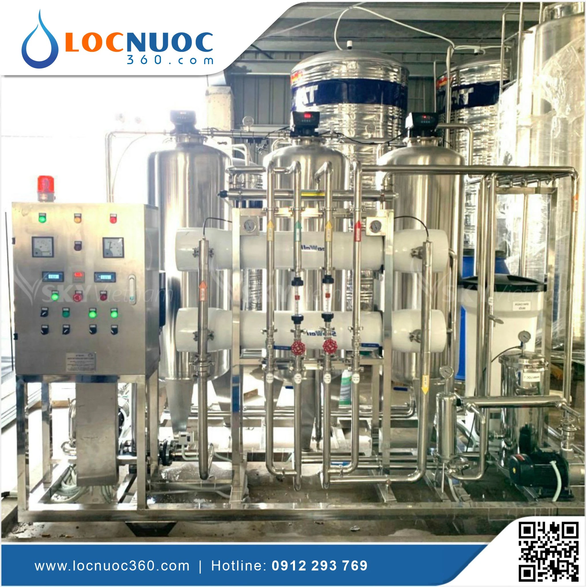 Hệ thống lọc nước RO Công suất lớn sản xuất Dược phẩm 4 Hệ thống lọc nước RO Công suất lớn sản xuất Dược phẩm