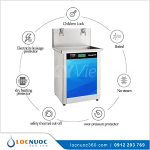 Máy đun nước ấm 02 vòi cho Trường học KN-2GY