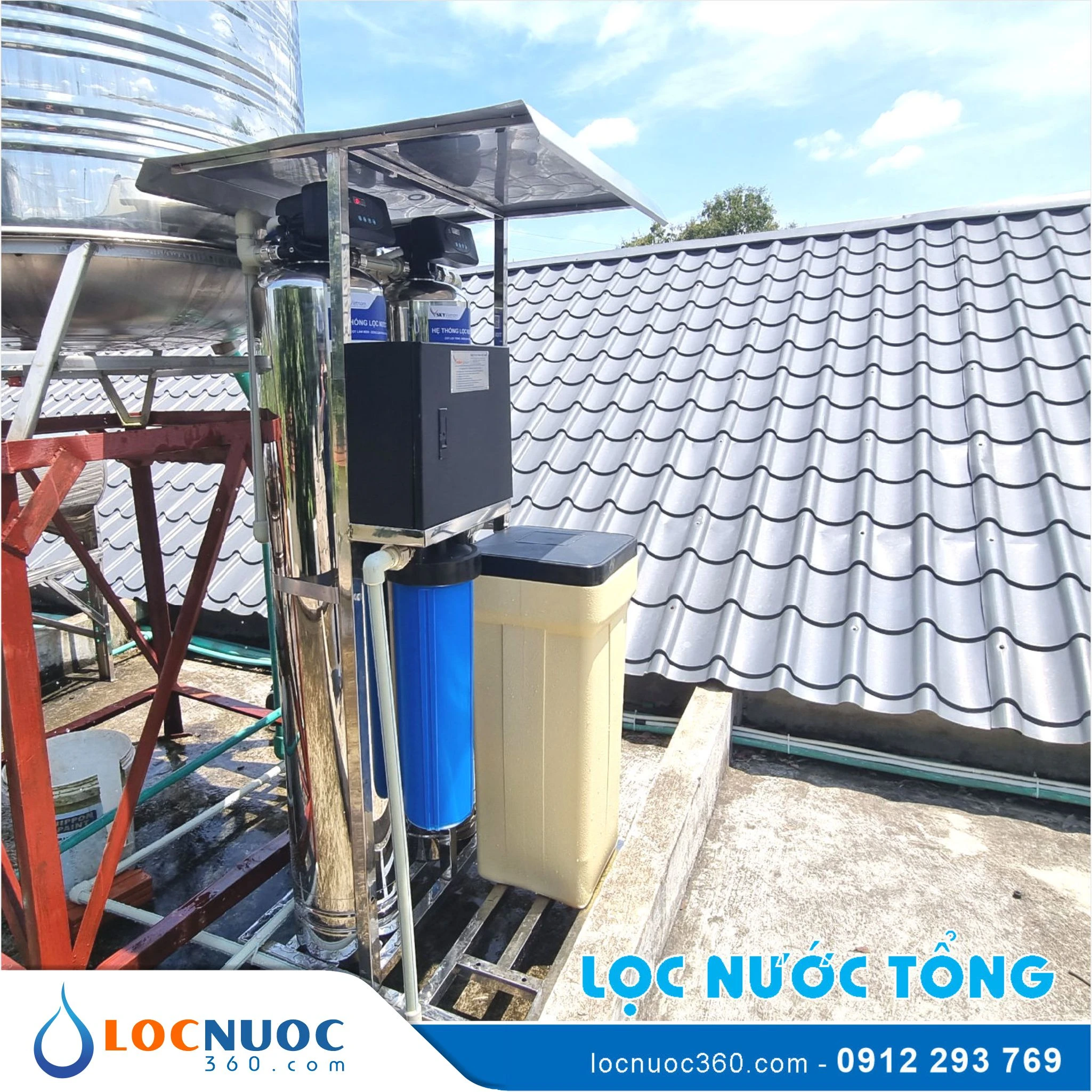 Bộ lọc nước tổng Siêu lọc UF VSK02UF-54-V2 4 Bộ lọc nước tổng Siêu lọc UF VSK02UF-54-V2