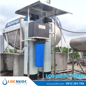 Thiết bị lọc nước bảo vệ dàn nước nóng năng lượng mặt trời