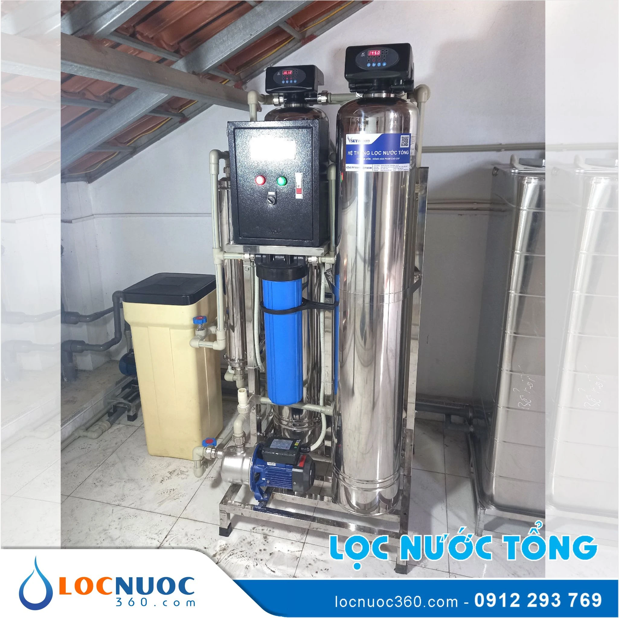 Bộ lọc nước tổng Siêu lọc UF cho Biệt thự VSK03UF-54 Luxury 2 Bộ lọc nước tổng Siêu lọc UF cho Biệt thự VSK03UF-54 Luxury