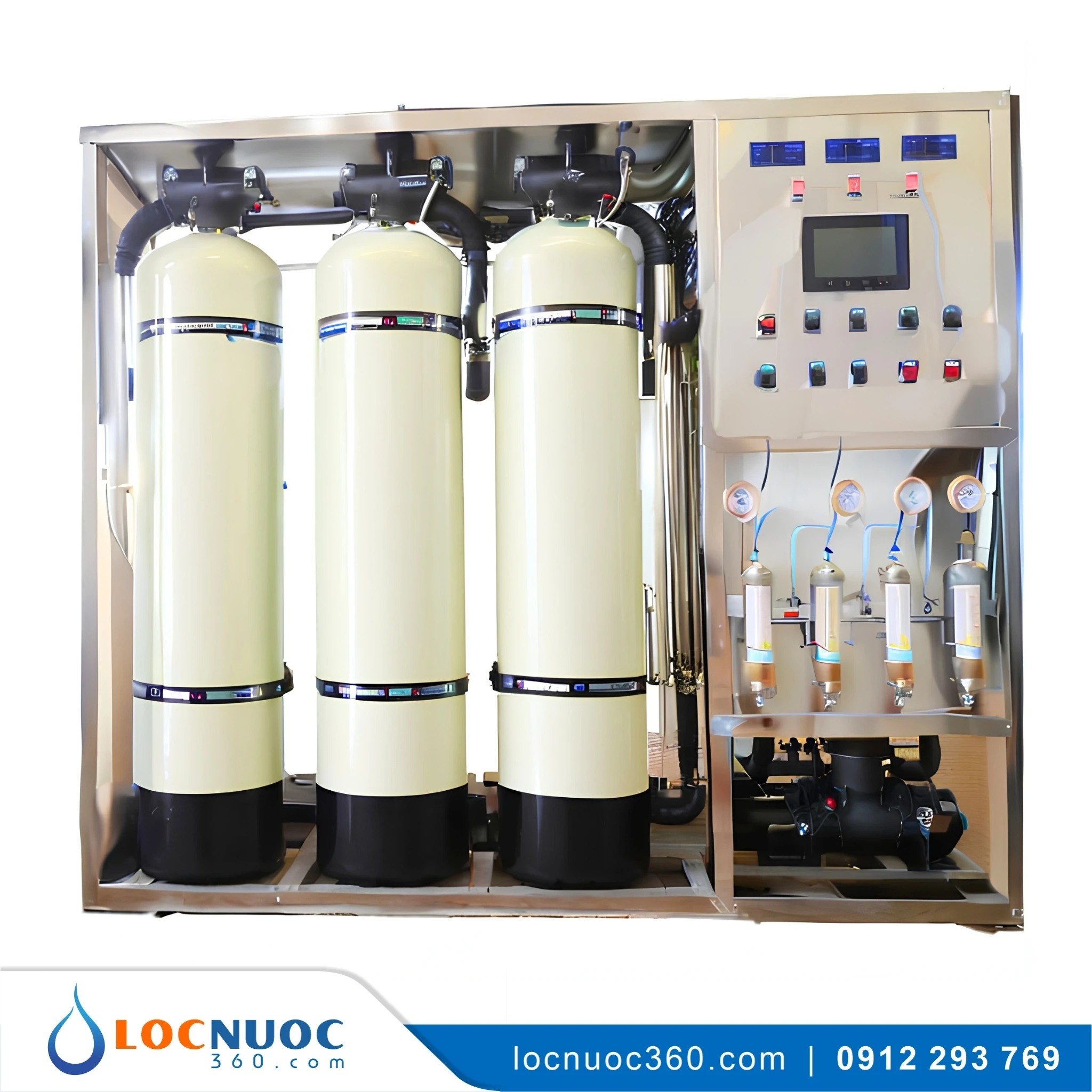 Máy lọc nước RO 1400lit tinh khiết cho Trang trại chăn nuôi 2 Máy lọc nước RO 1400lit cho Trang trại chăn nuôi
