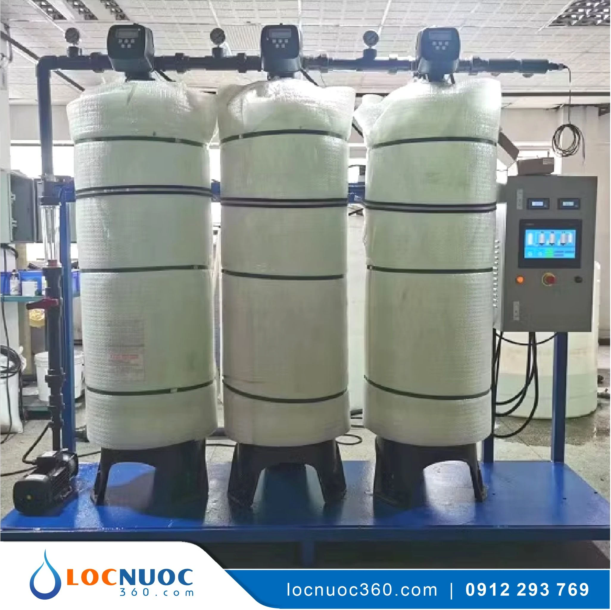 Hệ thống lọc tổng 4m3 cho Khách sạn VSK4.0-LT