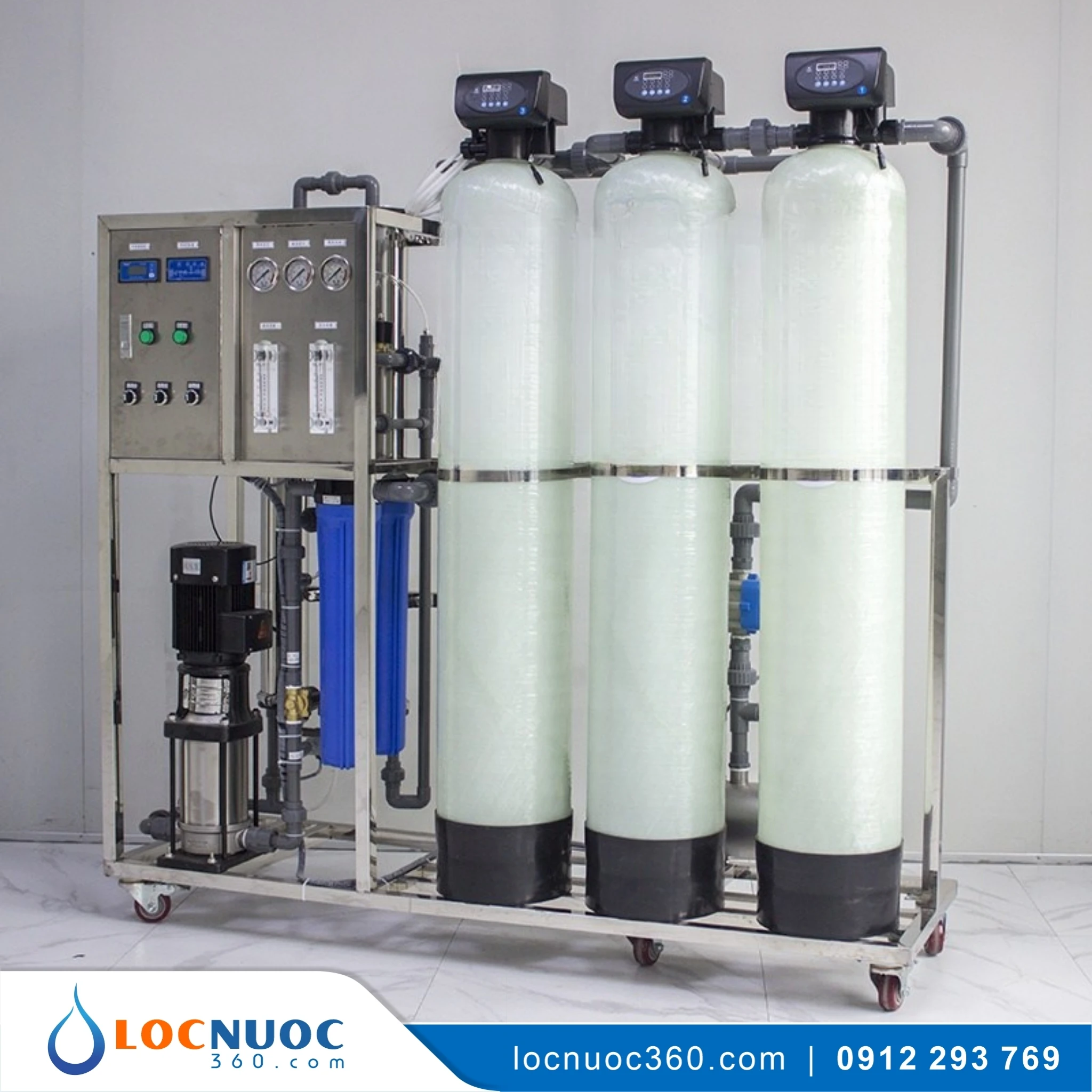 Máy lọc nước RO Tinh khiết 500lit cho Giặt là Công nghiệp 2 Máy lọc nước RO Tinh khiết 500lit cho Giặt là Công nghiệp
