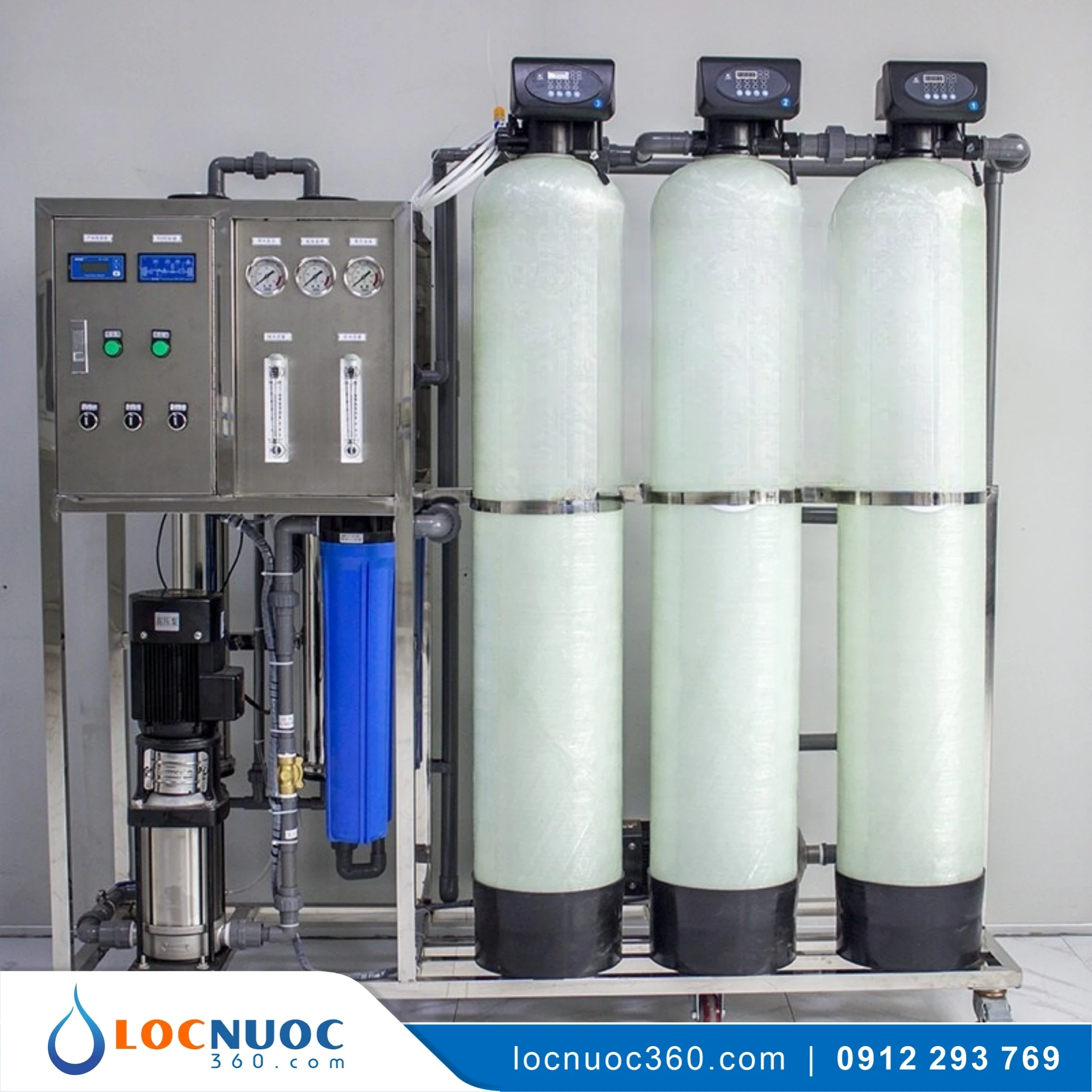 Máy lọc nước RO Tinh khiết 500lit cho Giặt là Công nghiệp 3 Máy lọc nước RO Tinh khiết 500lit cho Giặt là Công nghiệp