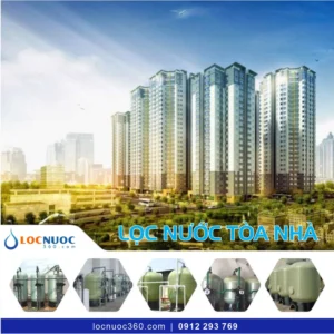 Hệ thống lọc tổng 50 m3 cho Tòa nhà chung cư VSK50-LT