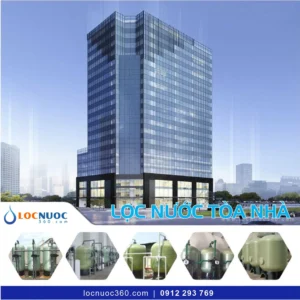 Hệ thống lọc tổng 50 m3 cho Tòa nhà văn phòng VSK50-LT
