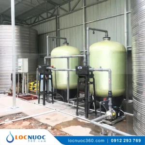 Hệ thống lọc nước tổng 20m3 sản xuất Sơn nước 7 Hệ thống lọc nước tổng 20m3 sản xuất Sơn nước
