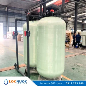 Hệ thống lọc nước tổng 7m3 sản xuất Sơn nước