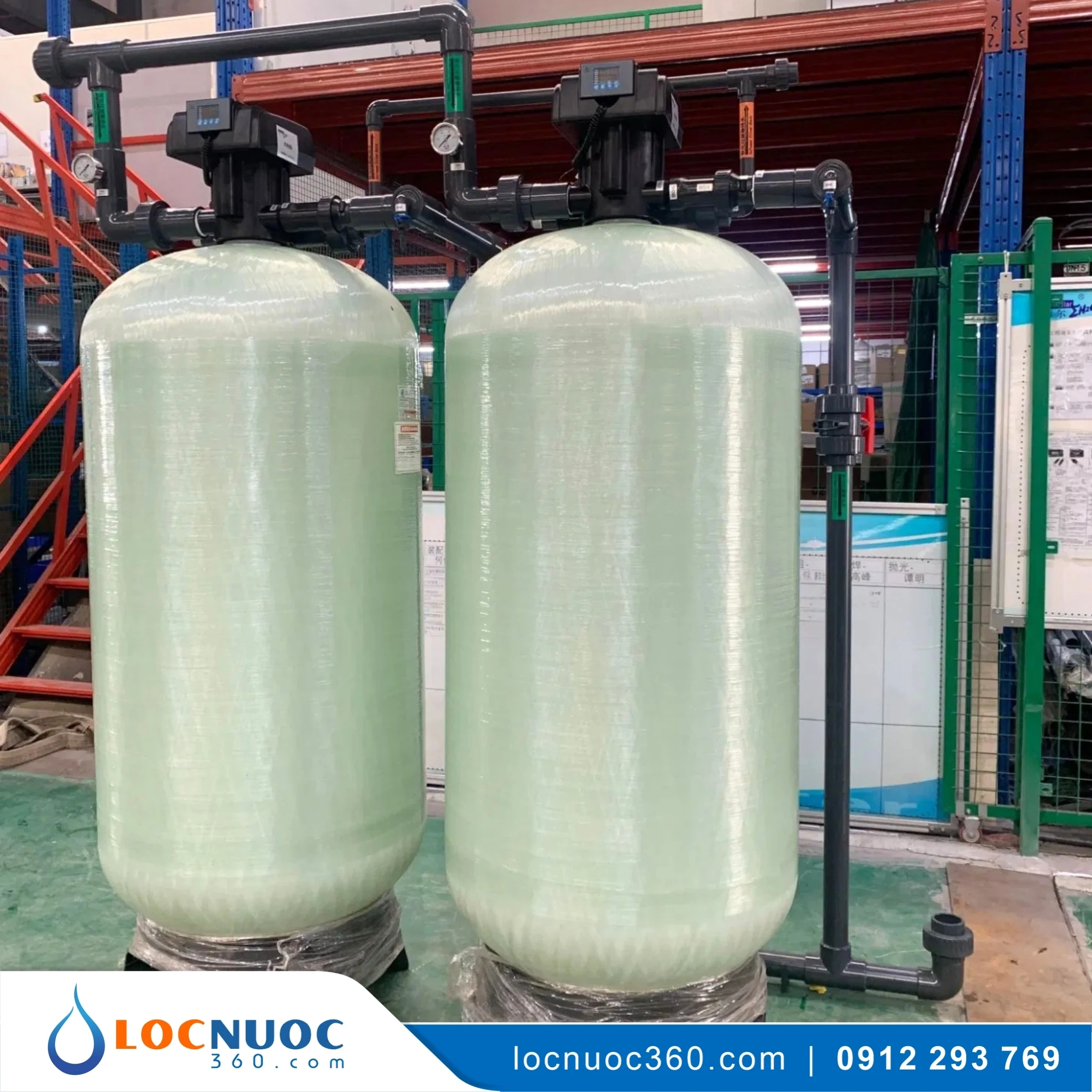 Hệ thống lọc nước tổng 7m3 sản xuất Sơn nước 4 Hệ thống lọc nước tổng 7m3 sản xuất Sơn nước