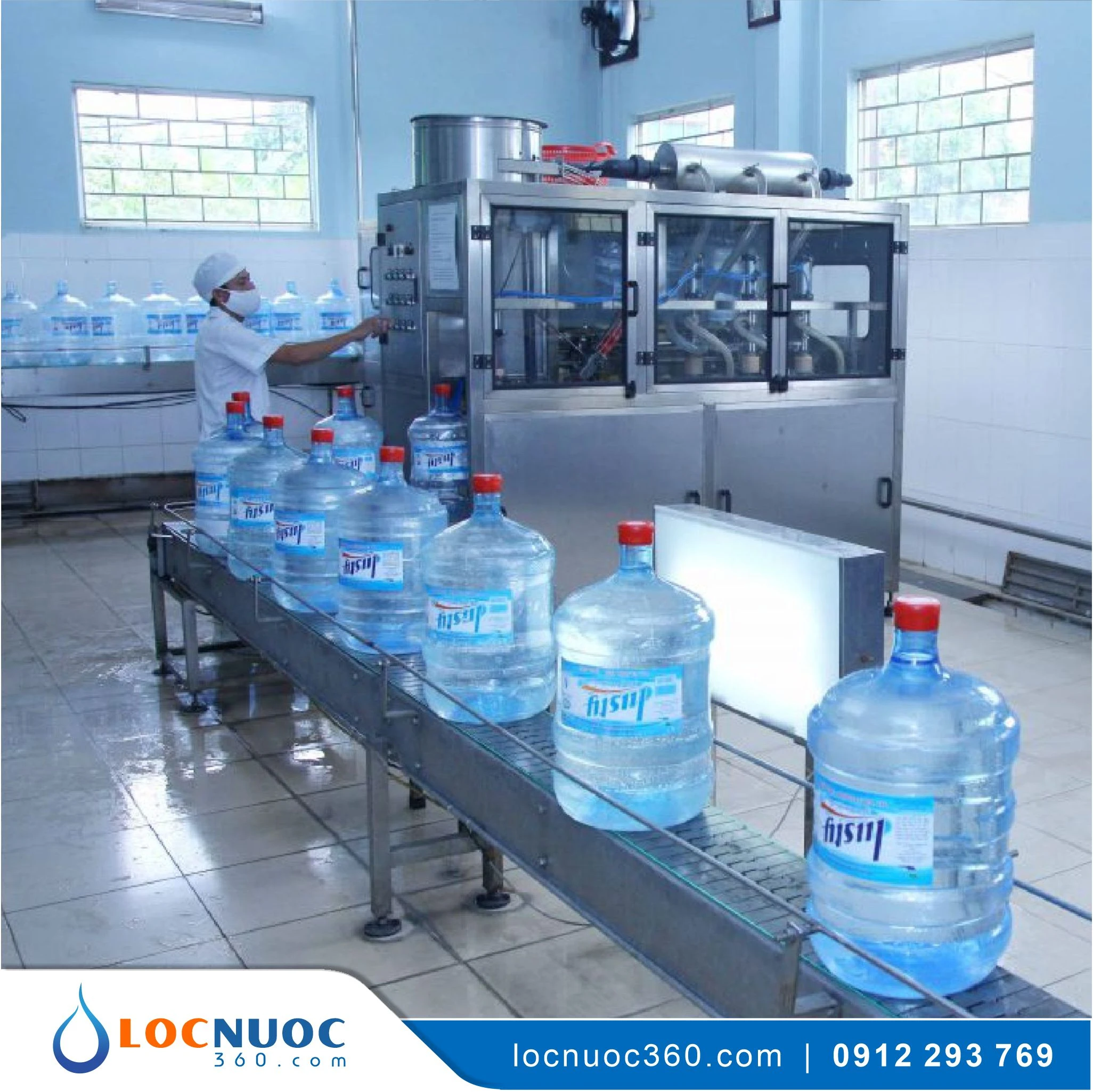 Hệ thống lọc UF Công nghiệp sản xuất Nước đóng bình