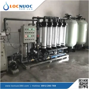 Hệ thống lọc UF Công nghiệp sản xuất Nước đóng bình