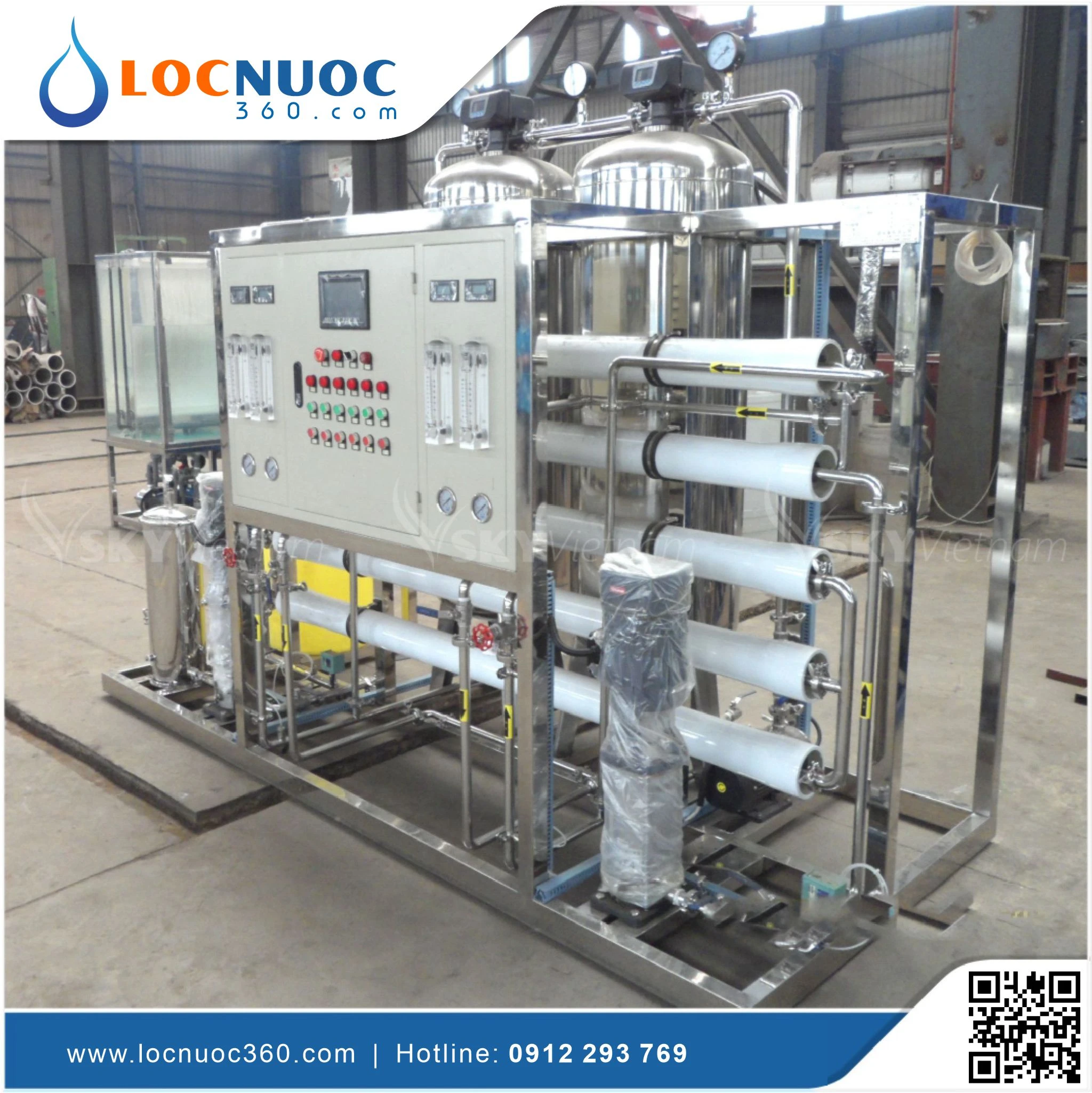 Máy lọc nước RO 2000lit cho Dược phẩm KN2000 2 Máy lọc nước RO 2000lit cho Dược phẩm KN2000