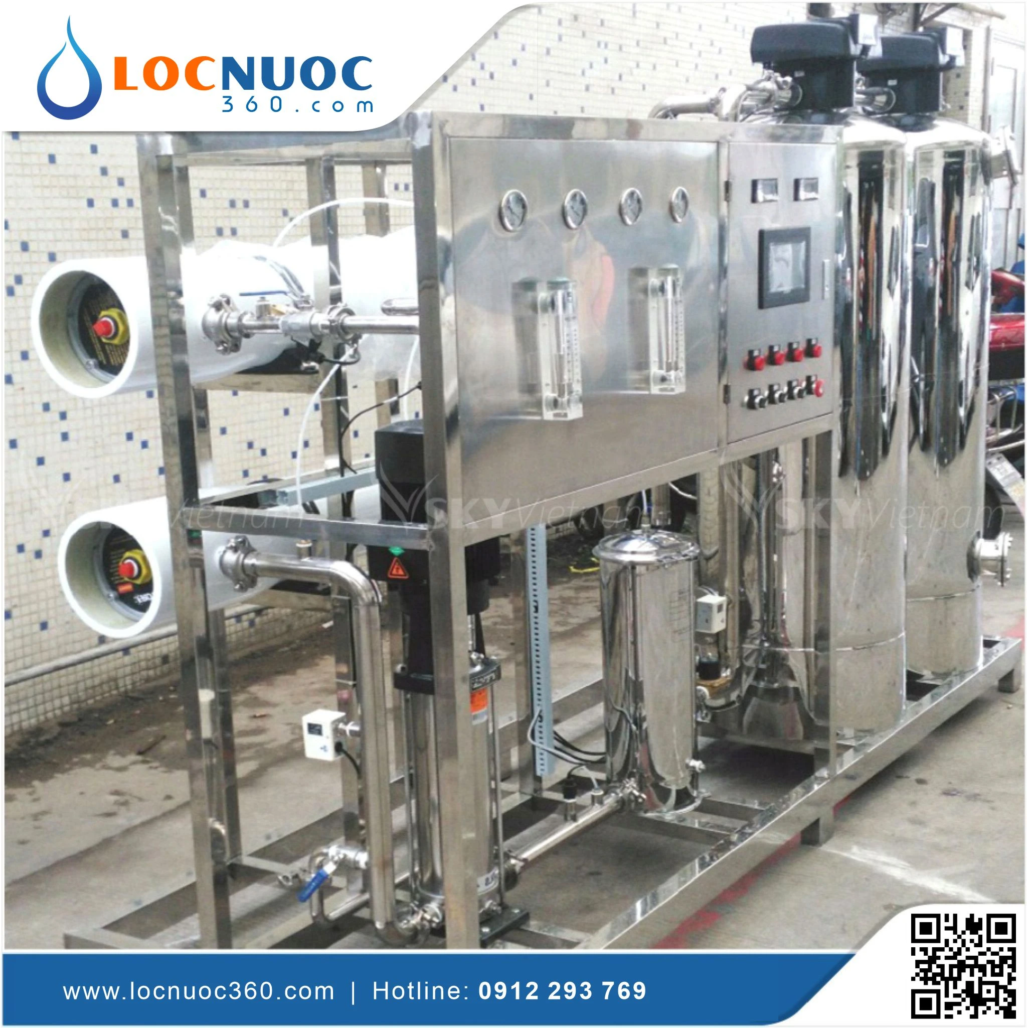 Máy lọc nước RO 2000lit cho Dược phẩm KN2000 3 Máy lọc nước RO 2000lit cho Dược phẩm KN2000