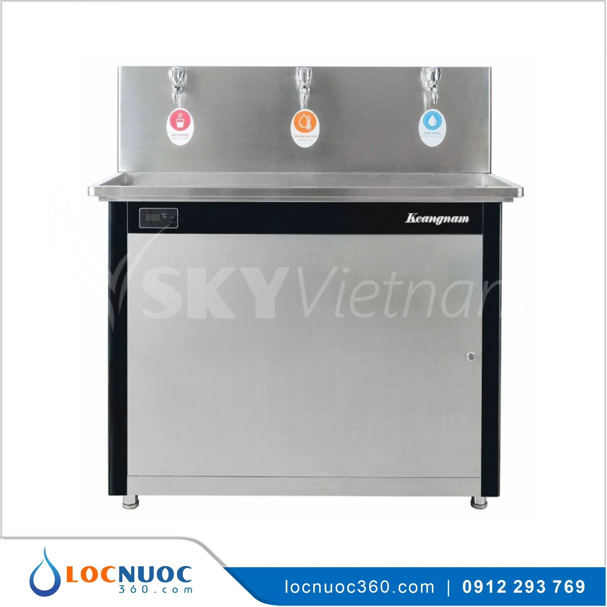 Máy làm Nóng - Ấm nước 03 vòi cho Trường học KN-3G 2 Máy làm Nóng – Ấm nước 03 vòi cho Trường học KN-3G