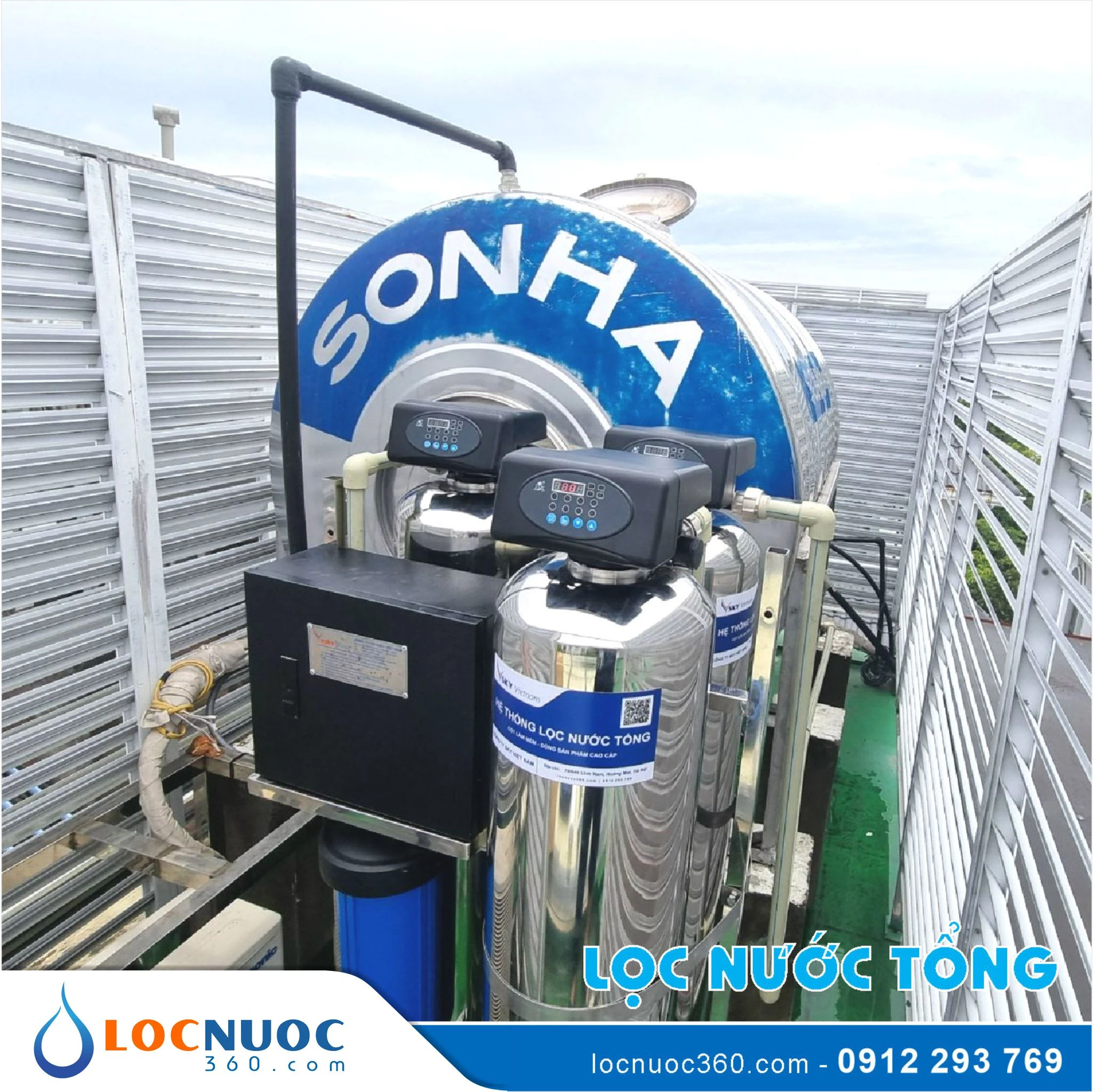 Bộ lọc nước tổng, làm mềm cao cấp VSK03-52 Perfect 2 Bộ lọc nước tổng, làm mềm cao cấp VSK03-52 Perfect
