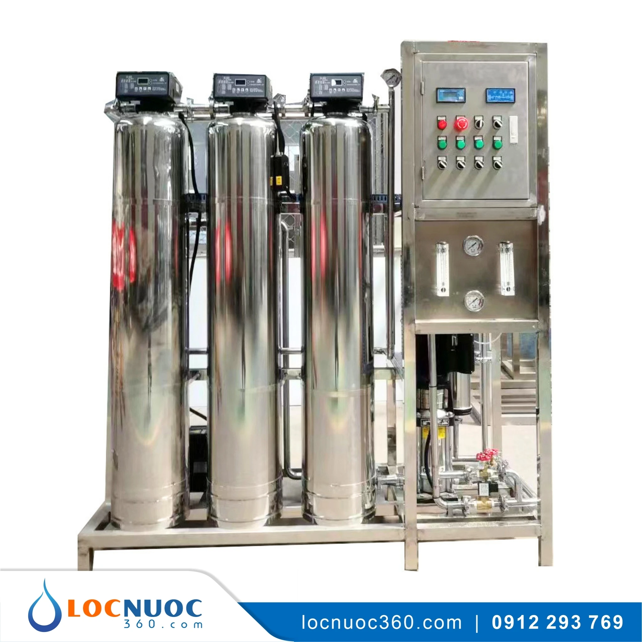 Máy lọc nước Tinh khiết 350lit sản xuất Vi mạch điện tử