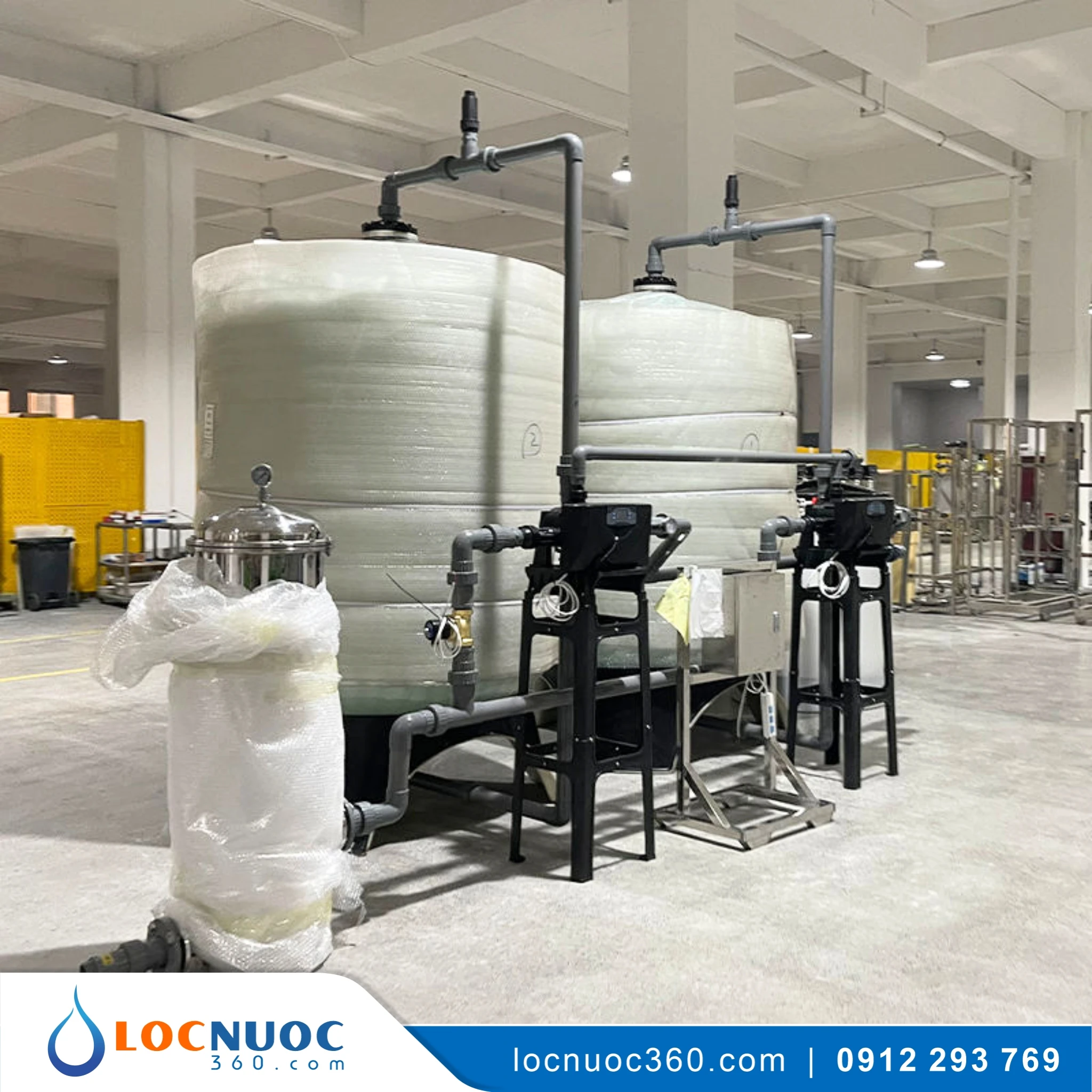 Hệ thống Lọc nước giếng khoan Công nghiệp 20m3 3 Hệ thống Lọc nước giếng khoan Công nghiệp 20m3