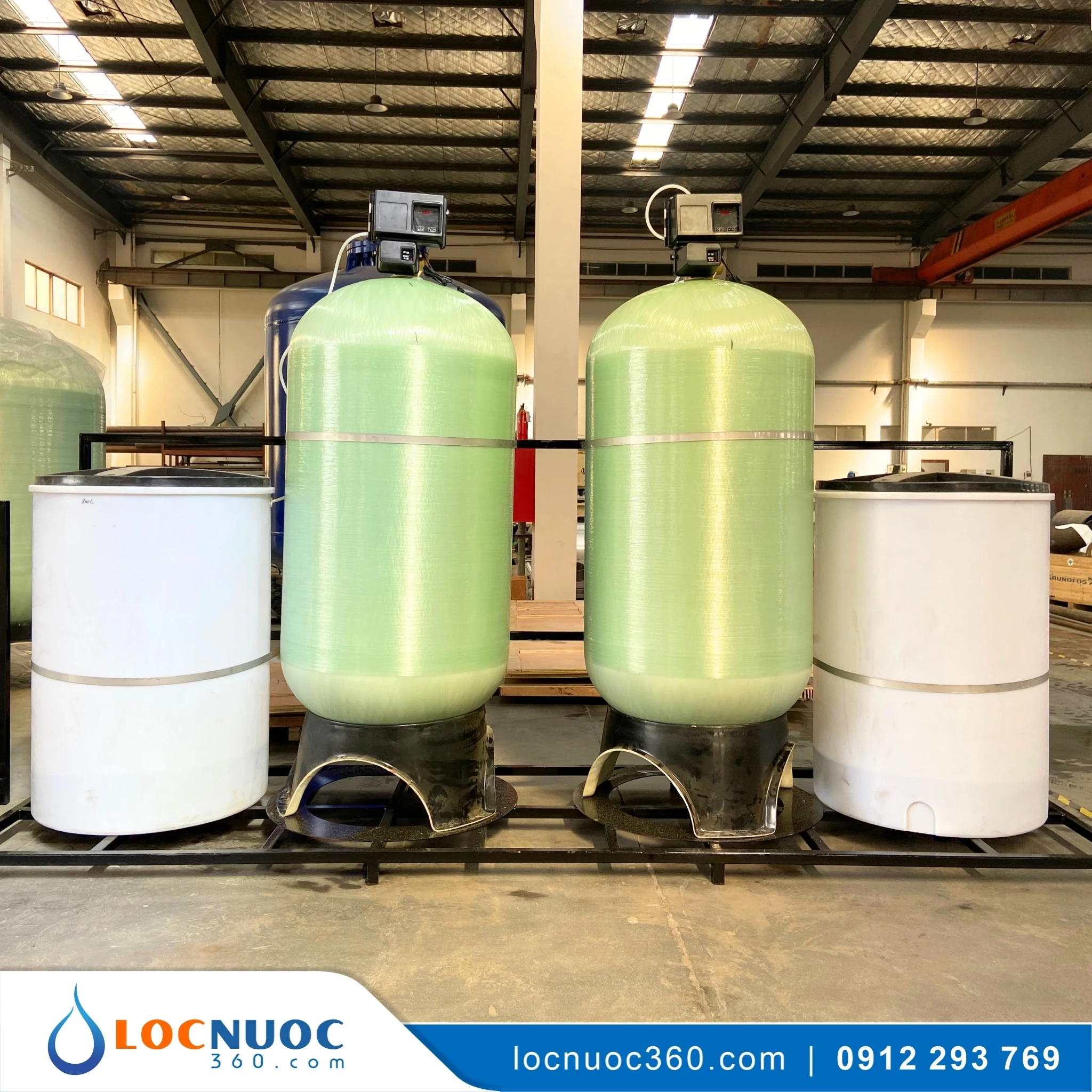 Hệ thống lọc tổng 10m3 cho Khách sạn VSK10-LT 2 Hệ thống lọc tổng 10m3 cho Khách sạn VSK10-LT