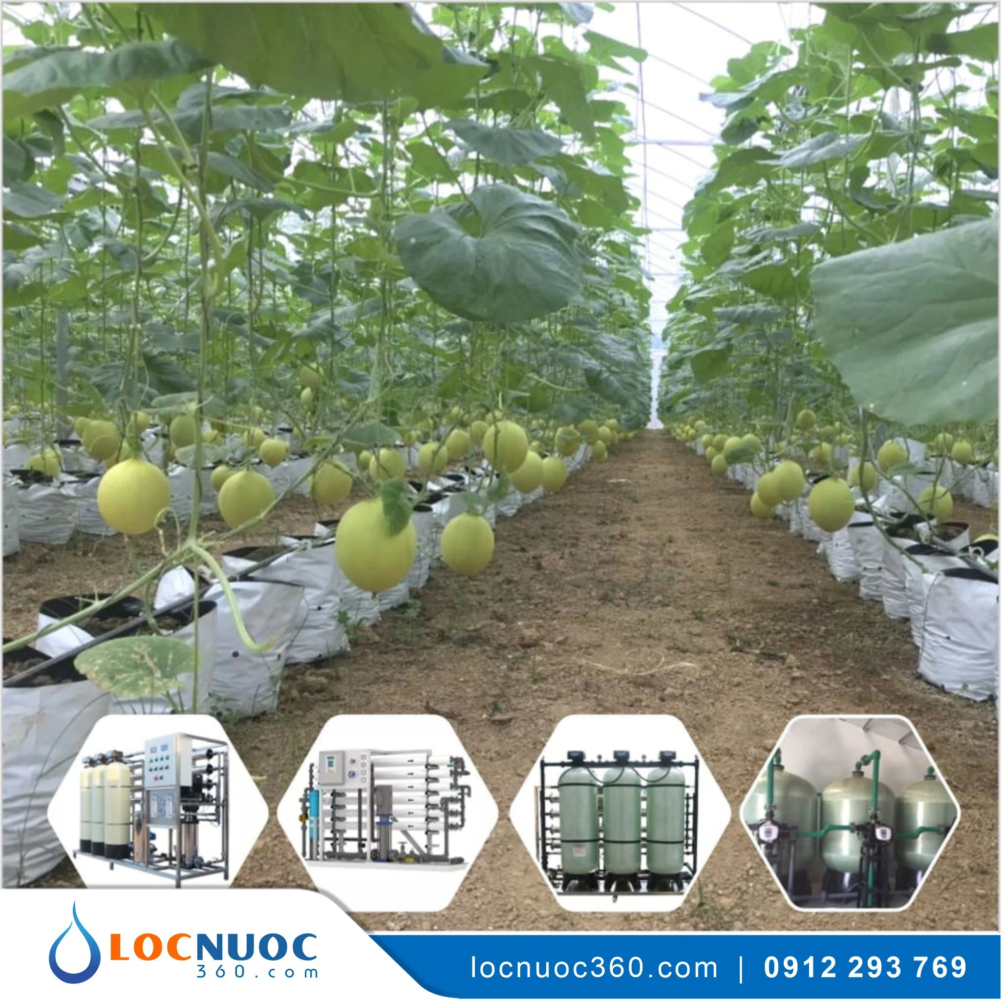 Hệ thống lọc nước tổng 7m3 cho Trang trại Nông nghiệp