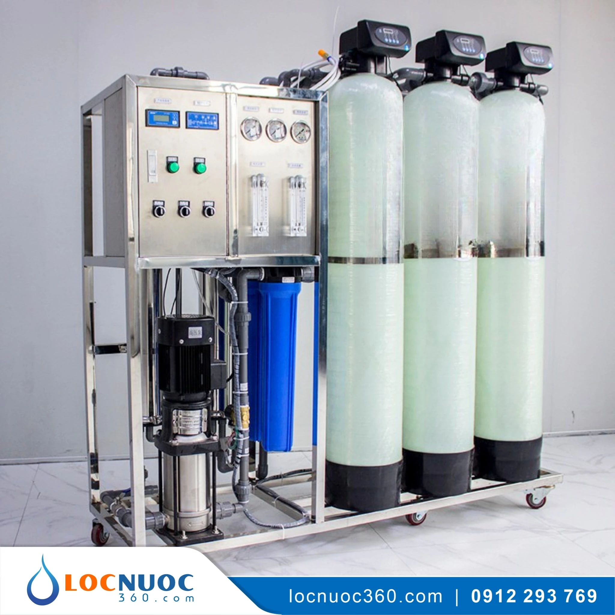 Máy lọc nước RO Tinh khiết 700lit cho Giặt là Công nghiệp KN700 2 Máy lọc nước RO Tinh khiết 700lit cho Giặt là Công nghiệp KN700