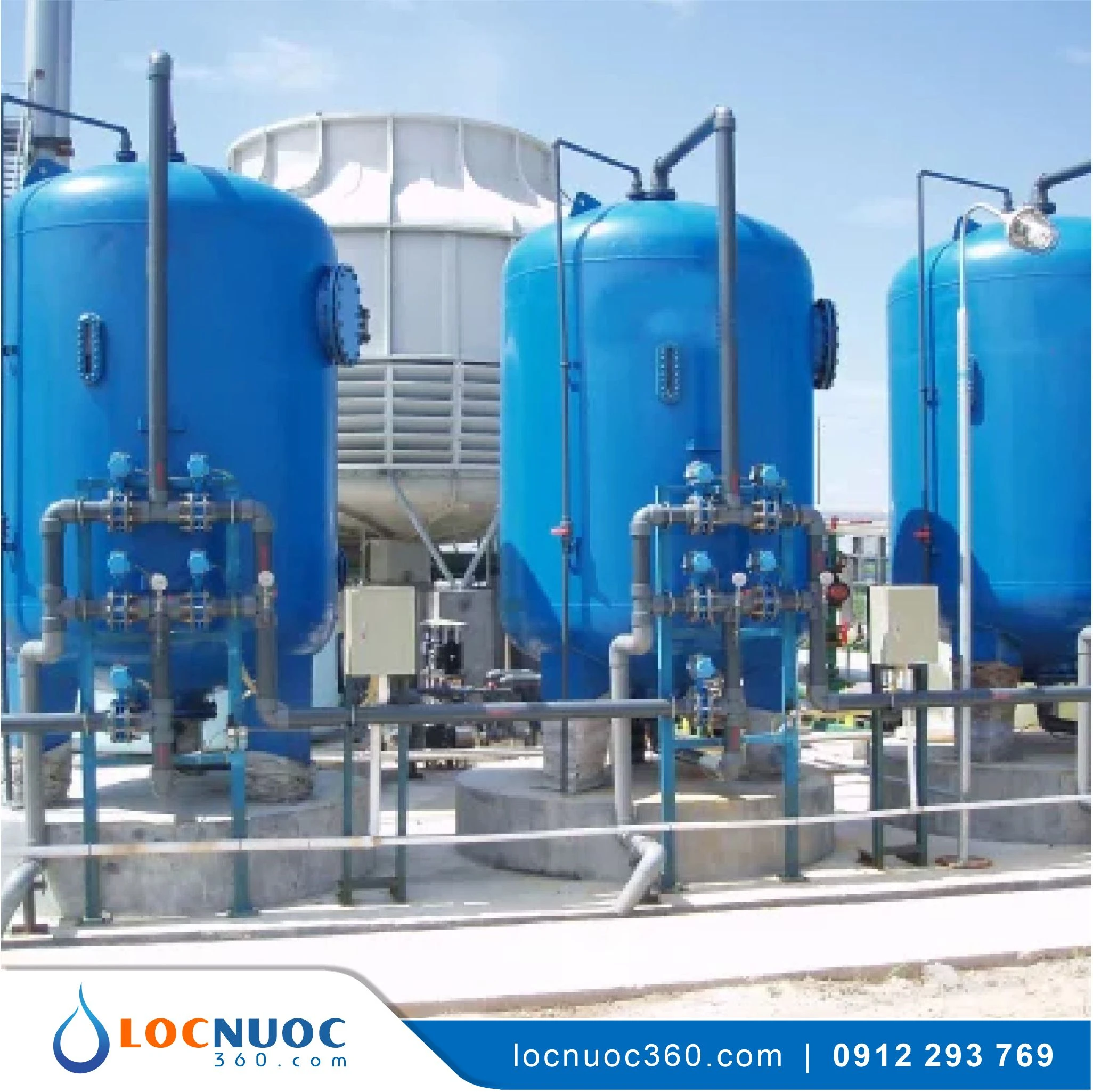 Hệ thống Lọc nước công nghiệp cho Khu chế xuất 2 Hệ thống Lọc nước công nghiệp cho Khu chế xuất