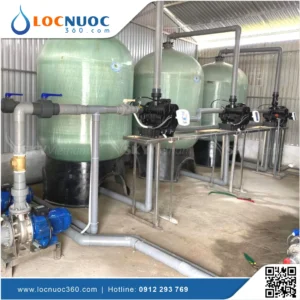 Hệ thống lọc thô 30m3 sản xuất nước Giải khát