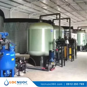 Hệ thống lọc thô 30m3 sản xuất nước Giải khát