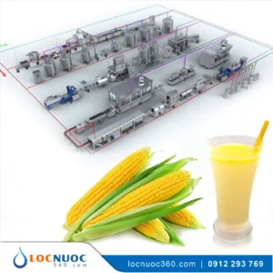 Thiết bị lọc nước cho Sản xuất Sữa bắp đóng chai