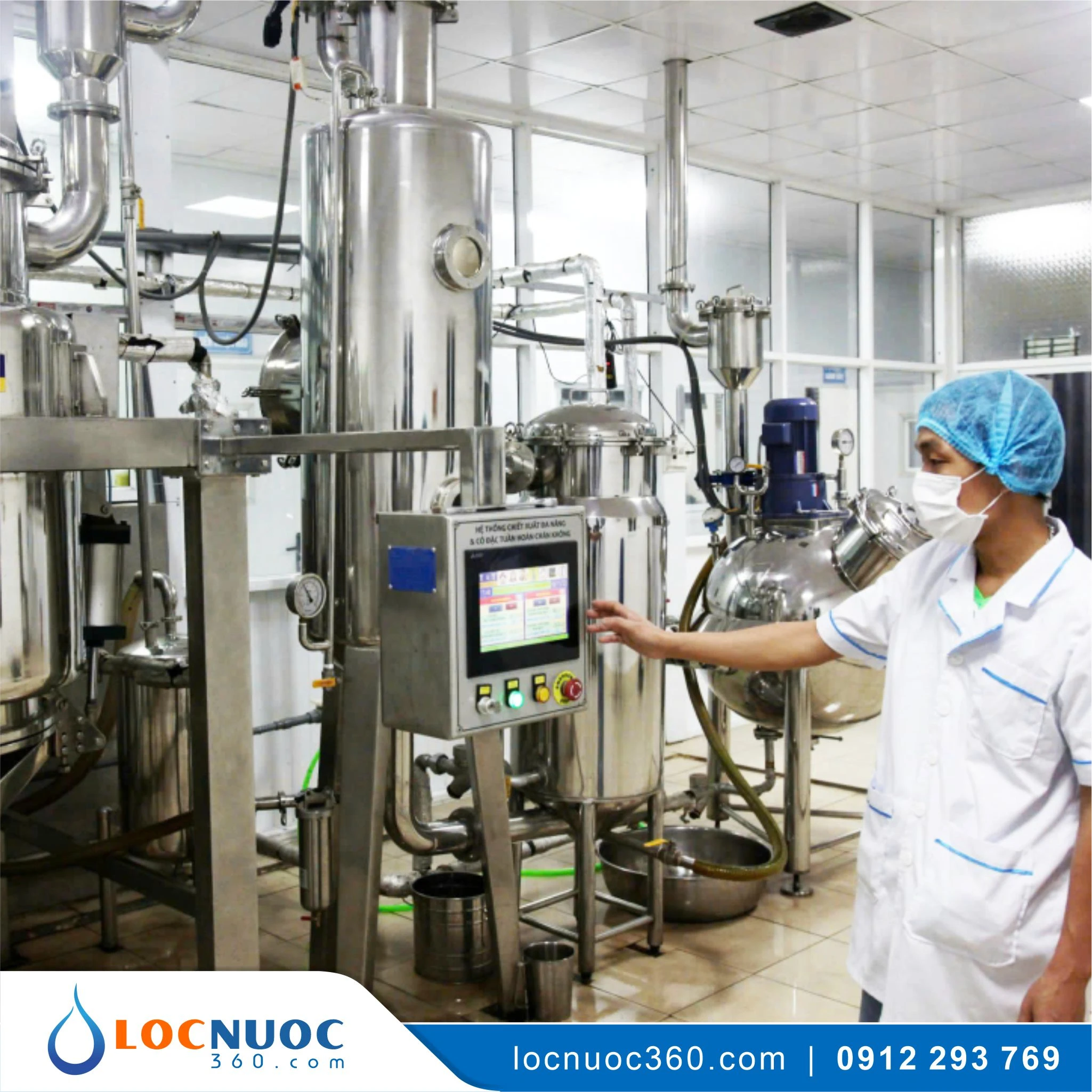 Thiết bị lọc nước cho Sản xuất Cao dược liệu