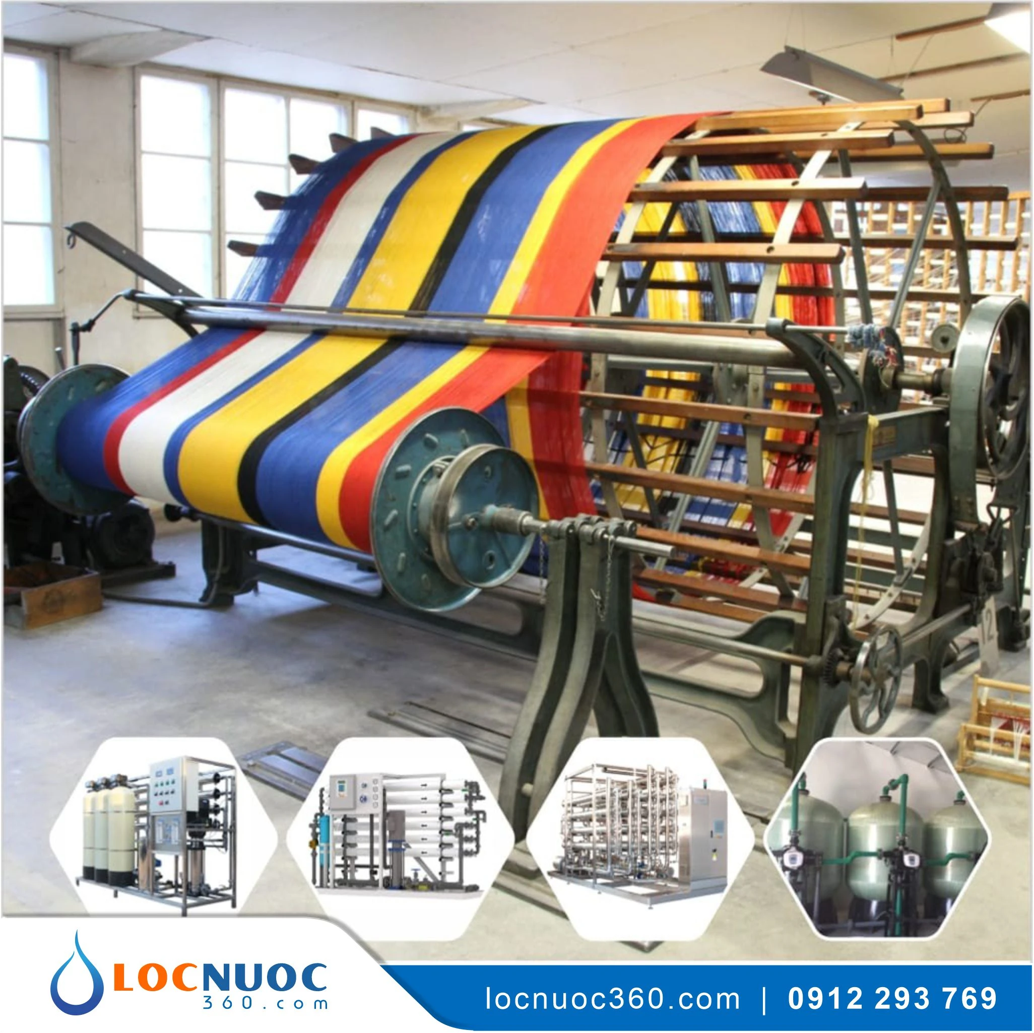 Hệ thống lọc UF Công nghiệp Nhà máy Dệt Nhuộm