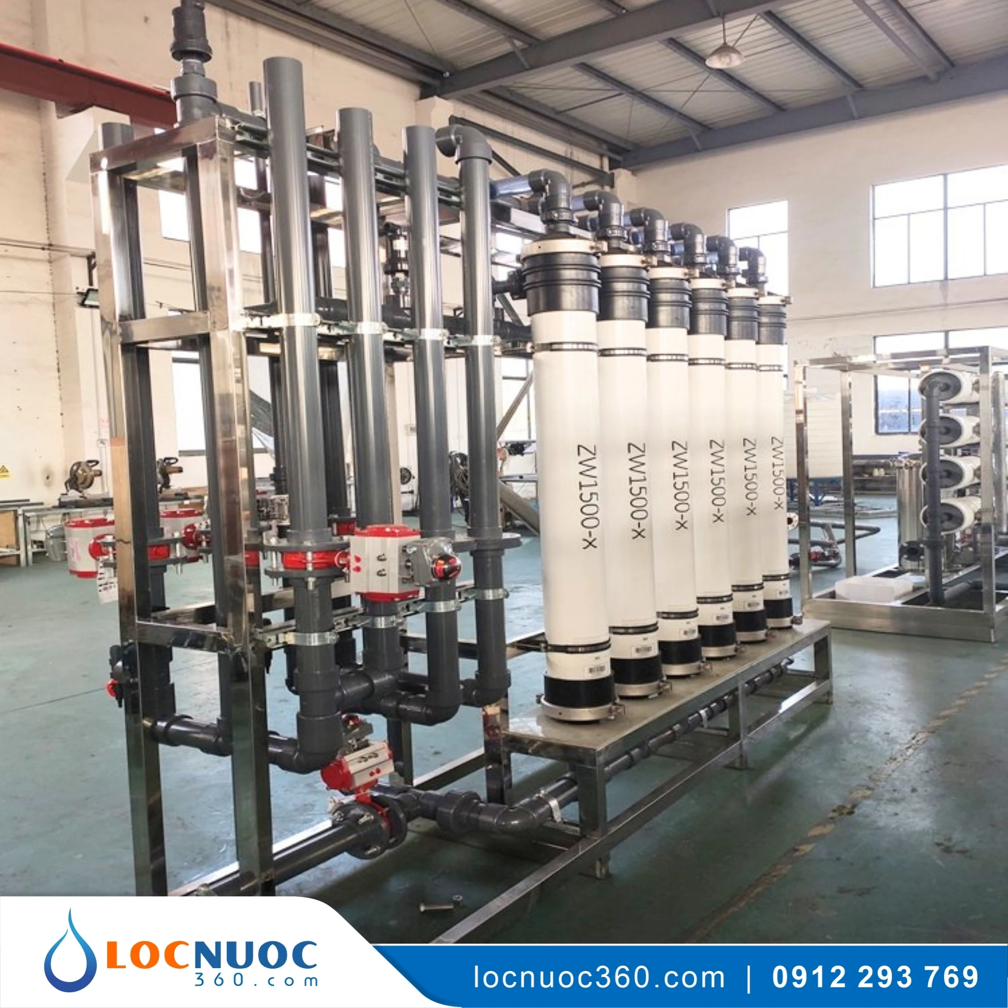 Hệ thống lọc UF Công nghiệp Nhà máy Dệt Nhuộm 3 Hệ thống lọc UF Công nghiệp Nhà máy Dệt Nhuộm