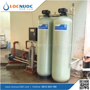 Hệ thống lọc nước tổng 7m3 sản xuất Hóa chất VSK07-LT