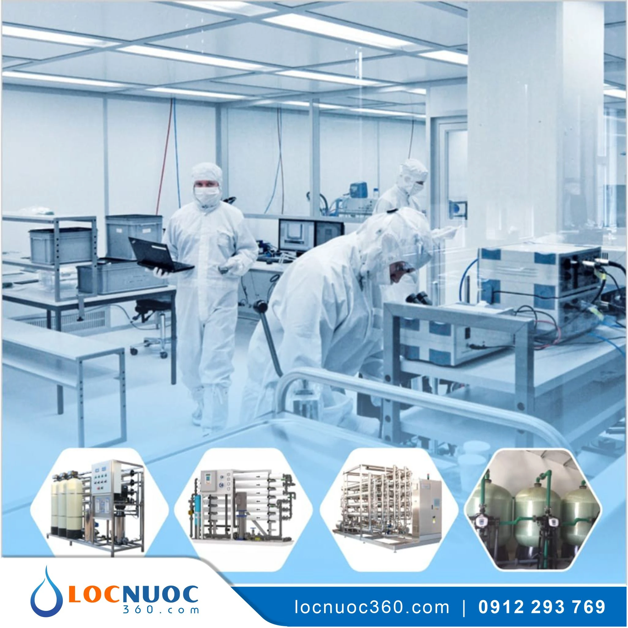 Lọc nước cho Dây chuyền Sản xuất Mỹ phẩm quy mô nhỏ